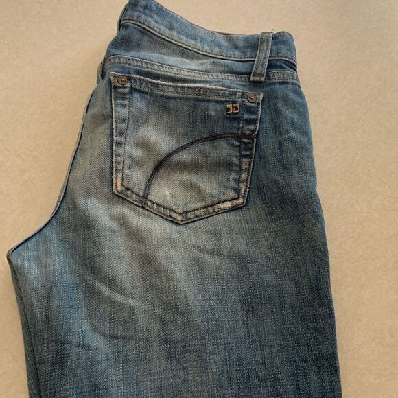 Wide leg Cropped Joe's Jeans Socialite Kicker Harvey Wash Size 28 - Picture 4 of 5